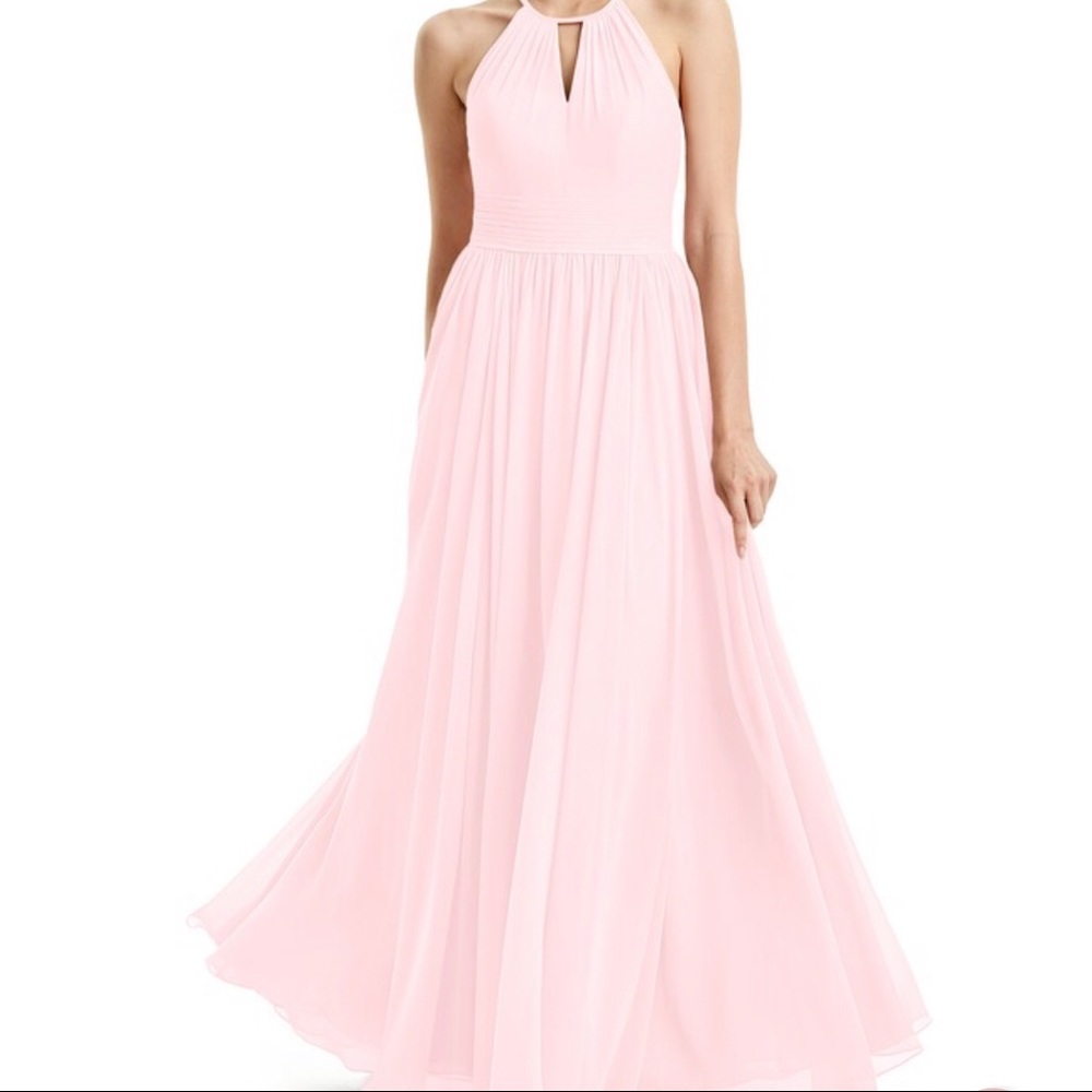 Azazie Cherish Bridesmaid Dress Blushing Pink, A4
